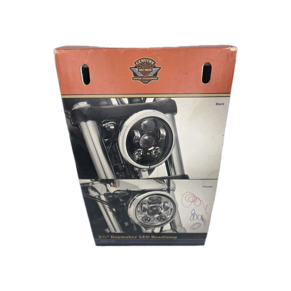 Harley Davidson H-D 68380-05 Headlight 5.75” Headlamp OEM Genuine Glass